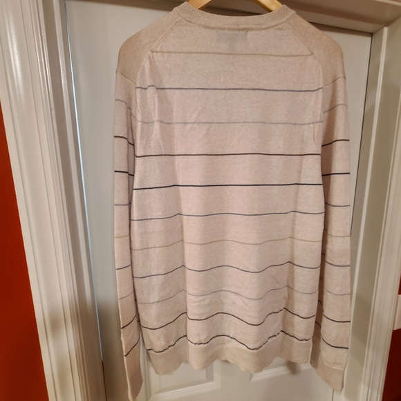 Banana Republic merino wool striped crewneck sweater xl - Picture 2 of 6